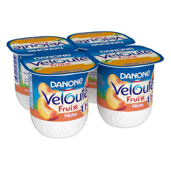 Velouté Danone Gebrauter Joghurt mit Früchten 16 x 125 g