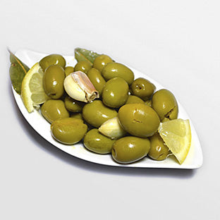 Oliven Mit Knoblauch 500 g Vakuum Beutel